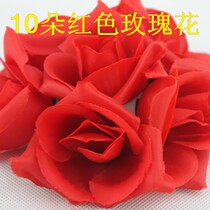 Wedding supplies wedding event arrangement wedding simulation rose flower non-woven hand throw rose 10