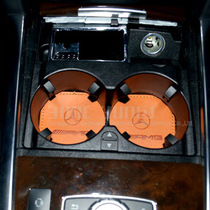 Suitable for Mercedes-Benz E-Class interior modified door slot pad water cup storage box pad E180L E200L anti-skid pad
