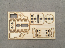 FPV dedicated camera Two-axis gimbal Sniper aerial gimbal laser cutting