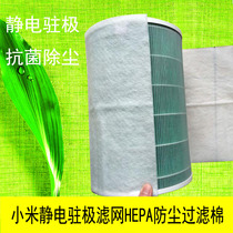 Xiaomi Air Hepa Filter Core Front Electrostatic On Extreme Filter Cotton Smog Purifier Filter Auxiliary Filter Cotton