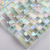 (Linus)Symphony arched crystal mosaic YF89 mosaic TV background wall Mediterranean tiles