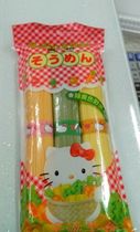 Japanese Kanseu Kitty three-color vegetable baby childrens noodles 300g * 20 boxes