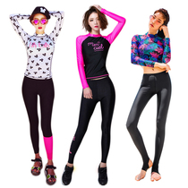 Wetsuit womens suit Korean version snorkeling swimming surfing sports split swimsuit Long sleeve trousers sunscreen jellyfish suit