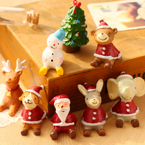 Christmas creative decorations desktop small ornaments office living room home accessories Christmas ornaments