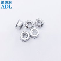 Galvanized British and American K cap American K nut toothed nut 4#-40~5 16-18