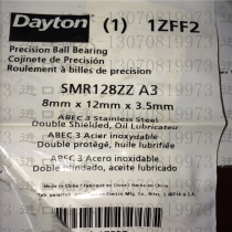 Imported DAYTON miniature stainless steel bearing SMR128ZZ Inner diameter 8 outer diameter 12 thickness 3 5mm
