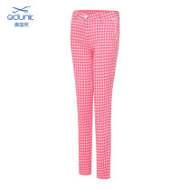 New Summer Golf Clothing Lady Plaid Pants Gol Long Pants Stretch Casual Sports Womens Pants