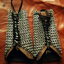 Lock Armor chain armor leather wrist guard stainless steel