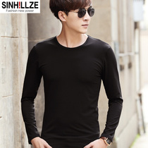 Spring and summer round neck long and short sleeve mens dance suit aerobics top cotton slim practice suit Fitness suit Body suit