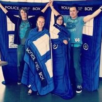 DoctorWho Doctor Who Official Surrounding Police Carpet Explosion Blanket Foreign Trade