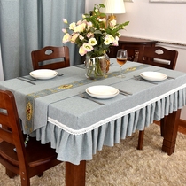 Solid color Square folding tablecloth all-inclusive dining table cloth tea table tablecloth manicure table eight fairy table table mat custom-made