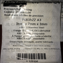 USA DAYTON stainless steel bearing F683HZZ Bearing SF683Z Inner diameter 3 Outer diameter 7 Thickness 3mm