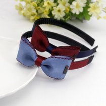 South Korea imported childrens hair hoop girl hairpin student bow headband with teeth non-slip Korean hair accessories headgear