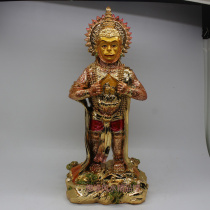 10-inch Indian monkey God Hanuman Buddha statue Sun Wukong Monkey King Fighting Buddha Indian Buddha statue ornaments