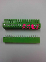 Plug-in terminal block 3 81-16p 3 81mm 16-bit right angle corner set of 2 7 yuan