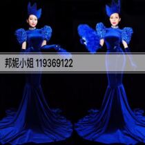 W2021 Drilling version Summer without drilling Custom Hanfu Woman Bonnie Home Real Pat Atmospheric Dress Rehearsal for a commercial performance