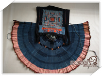 Miao Dong Shen Yun handicrafts 4540 Yao branch white pants Yao old batik two sets