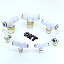 CKT quick coupling KQ2T06-01S KQ2T06-02S KQ2T06-03S external screw T joint SMC type