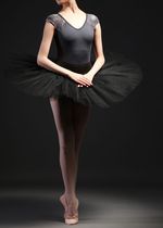 Ballet Dance Adult Female Practice TUTU Skirt White Black Promotion