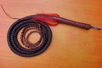 Ring whip limited time snap-up dark red 350cm pure cowhide whip ring whip Gyro whip Fitness ring whip