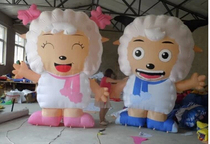 Happy animal inflatable cartoon 2 meters wedding advertising custom cartoon model gas model Juxiang gas model