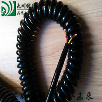 Spiral spring cable National Standard 3 Core * 2 5 square stretch 8 meters 6 meters 4 meters 1 5 telescopic cable