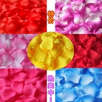 Wedding wedding scene decoration rose fake petals wedding room decoration carpet petals wedding bed flower hand throw fake petals