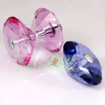 Single hole crystal handle wooden door glass door diamond type glass handle double-sided handle more than 1 price