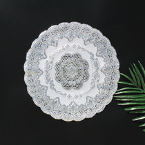 Hot silver gold European pvc coaster placemats anti-scalding mat ktv family Bowl mat tray sub-mat vase flowerpot mat