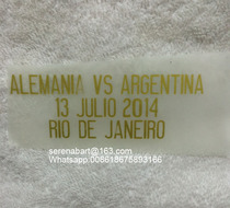 2014 Argentina final match against Germany printed