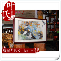 Hunan Xiangembroidery Living Room Decoration Painting High-end Boutique Group Egret Tuxiang Embroidered Special Cabinet Synchronized Naughty Special Price