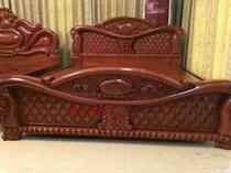 Sour branch Wood big bed Rosewood big bed Myanmar Rosewood big bed big fruit red sandalwood bed