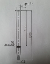 Customized dehydration adsorption column chromatography column dehydration column chromatography column chromatography analysis column with sand plate chromatography column