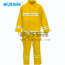 Baomai bossppe yellow domestic style yellow Chinese fire suit 27 fire suit fireproof suit with pants