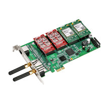 Deep Simple E2G4A hybrid wireless voice card GSM FXO Asterisk PCI-E port supports SMS SIM