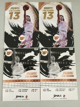 Zhou Zhandong Card No 43 Guangdong Hongyuan 15-16 CBA star card Team package DAKA