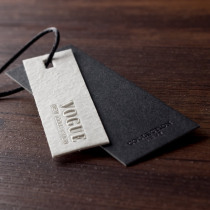 Spot tag high-grade tag black card special paper tag custom tag custom-made hangtag custom clothing tag custom