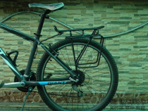 WS series aluminum alloy disc V brake mountain travel bicycle rear shelf 26 27 5 inch 700C manned cargo