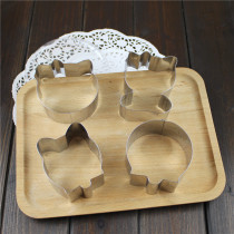 3 inch cartoon mousse circle stainless steel cutting mold Biscuit mold Cake mold baking tool