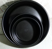 Baking live bottom mold cake mold black hard mold 56810 inch non-stick cake mold chiffon cake