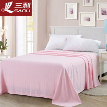 Sanli summer towel quilt 100% cotton single double adult gauze blanket air conditioning towel blanket nap blanket