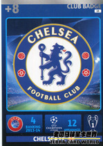 Panini 2014-2015 Eurocaster Star Card Emblem Turk 13 Chelsea Emblem Card