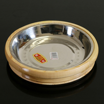 Creative Texture Sushi Basin Wood Pan Large Dining Basin Vegetable Wood Pan Vegetable Sushi With Liner Wood Basin Dish Dish Dish Natural Color