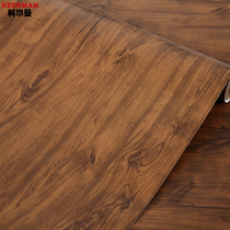 Boeing soft film thickened waterproof self-adhesive wood grain paper wallpaper old cabinet furniture refurbished cabinet sticker brown wood grain