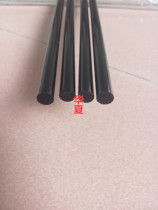 Custom solid black acrylic plexiglass rod diameter 8mm 5mm 10mm 25mm round rod black rod processing
