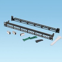 Original Pretend Fake One ten PANDUIT Pan Delta 24 Total Metal Shielded wire rack 1UCP24BLY