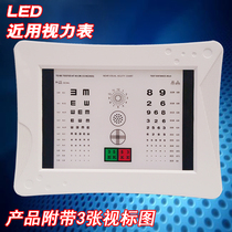 LED Near vision meter Multi-function test presbyopia meter Hand-held test presbyopia meter