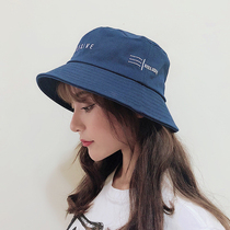 Joker tide chic student basin hat fishermans hat female summer Harajuku hat Japanese literary sun hat soft sister Korean version