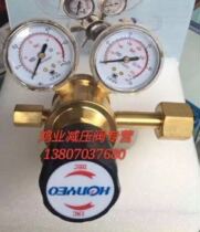 Hongye YQ-1 Laboratory All Copper Two-stage Pressure Decompster Helium Oxygen Methane Standard Gas Pressure Reducing Valve Honyeo