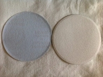 Imported horse brand 5 inch white sand flocking sandpaper sheet 125mm pull down sandpaper sheet sandpaper air Mill